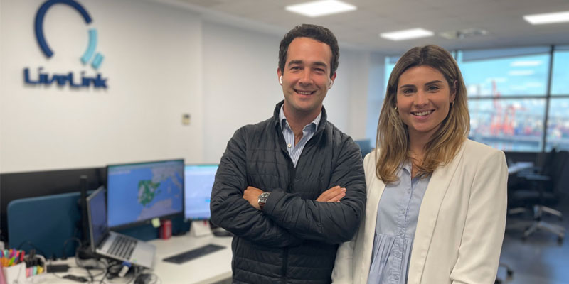 Jesús Carnerero y Beatriz Martín, fundadores de LiveLink